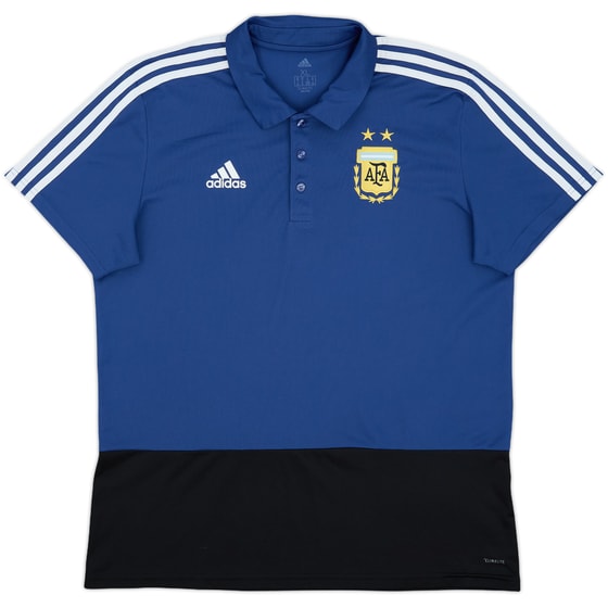 2018-19 Argentina adidas Polo Shirt - 8/10 - (XL)