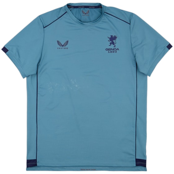 2022-23 Genoa Castore Travel Tee - 5/10 - (L)