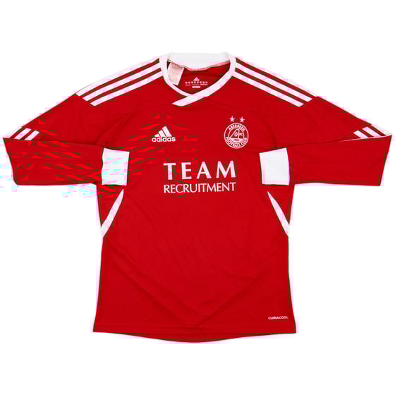 2011-12 Aberdeen Home L/S Shirt - 8/10 - (XS)