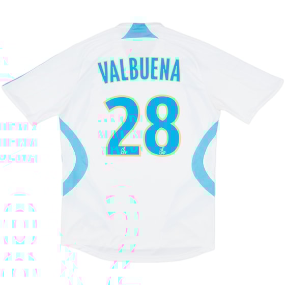 2007-08 Olympique Marseille Home Shirt Valbuena #28 - 8/10 - (M)