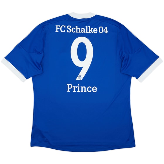 2012-14 Schalke Home Shirt Prince #9 - 6/10 - (XL)