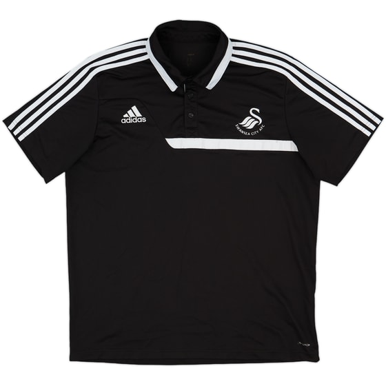 2013-14 Swansea adidas Polo Shirt - 7/10 - (XL)