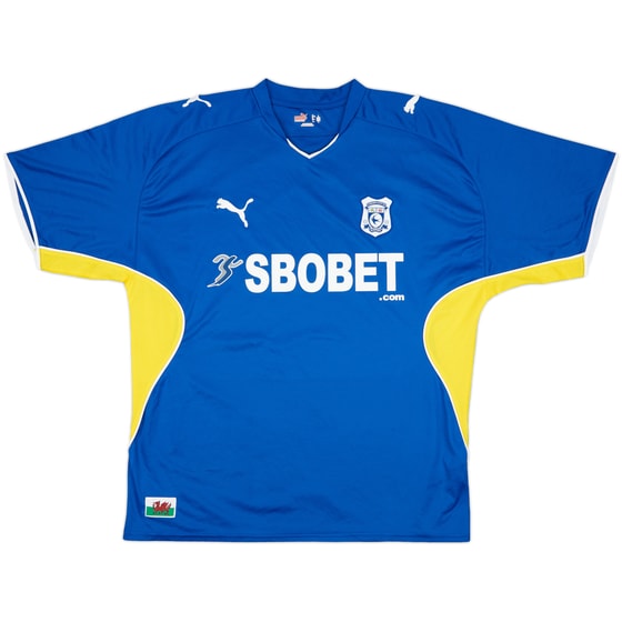 2009-10 Cardiff Home Shirt - 9/10 - (L)