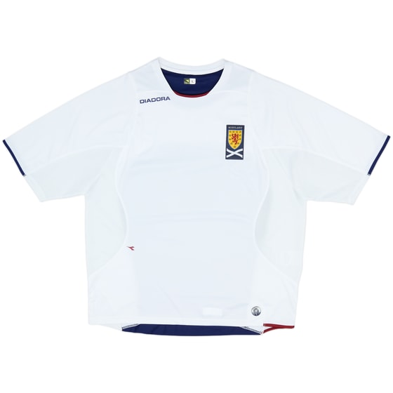 2003-05 Scotland Diadora Training Shirt - 8/10 - (L)