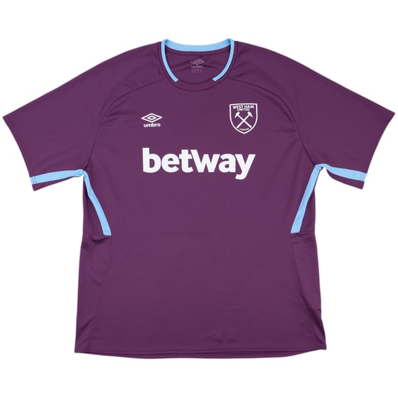 2019-20 West Ham Umbro Training Shirt - 9/10 - (4XL)