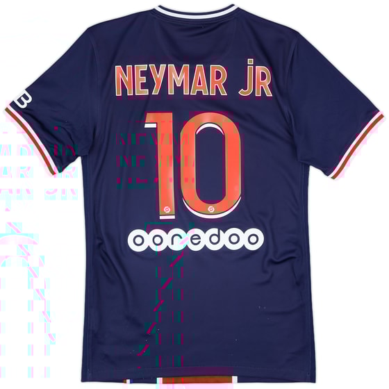 2020-21 Paris Saint-Germain Home Shirt NeymarJr #10 - 7/10 - (XS)