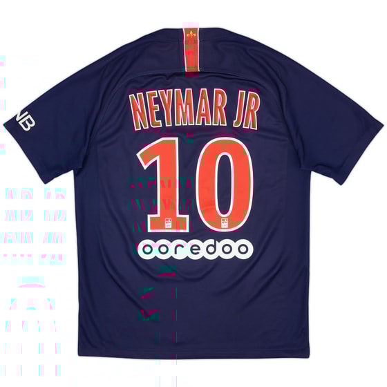 2018-19 Paris Saint-Germain Home Shirt Neymar Jr #10 - 8/10 - (M)