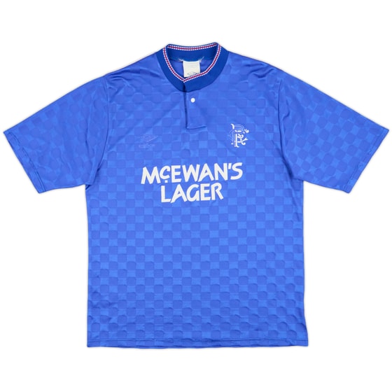 1987-90 Rangers Home Shirt - 4/10 - (M)