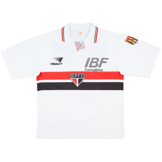 1991 Sao Paulo Home Shirt #10 - 9/10 - (L)