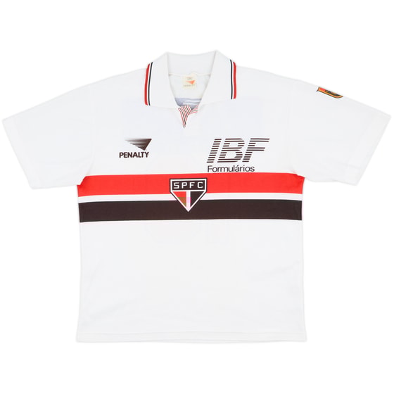 1991 Sao Paulo Home Shirt #10 - 8/10 - (L)