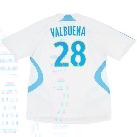 2007-08 Olympique Marseille Home Shirt Valbuena #28 - 7/10 - (XL)