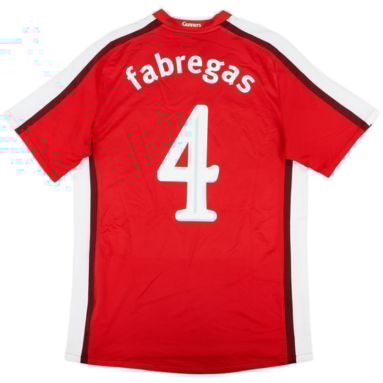 2008-10 Arsenal Home Shirt Fabregas #4 - 9/10 - (M)