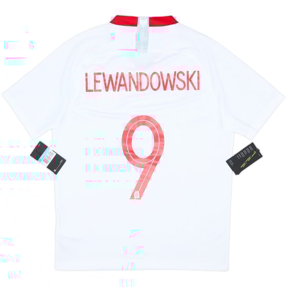 2018-19 Poland Home Shirt Lewandowski #9 (M)