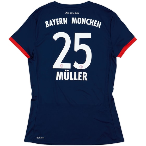 2017-18 Bayern Munich Away Shirt Muller #25 - 9/10 - (Women's M)