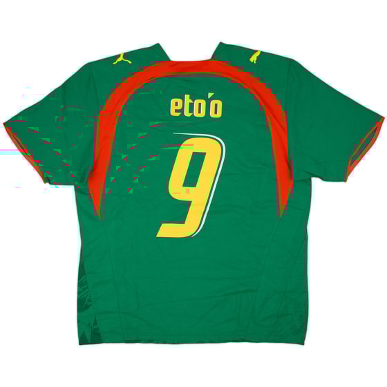 2006-08 Cameroon Home Shirt Eto'o #9 (L)
