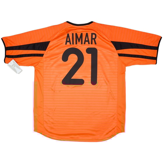 2001-02 Valencia Away Shirt Aimar #21 (XL)