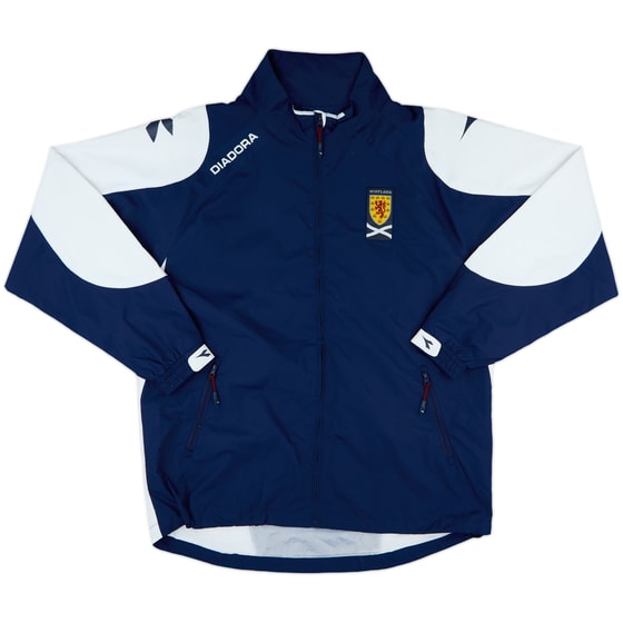2006-07 Scotland Diadora Track Jacket - 8/10 - (L)