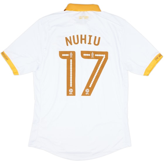 2017-18 Sheffield Wednesday Third Shirt Nuhiu #17 (L)