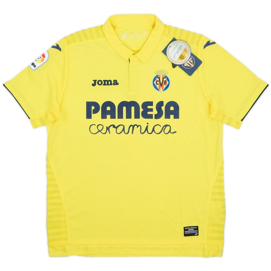 2017-18 Villarreal Home Shirt (L.Boys)