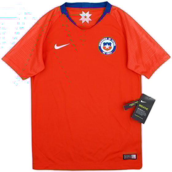 2018-19 Chile Home Shirt (M.Boys)