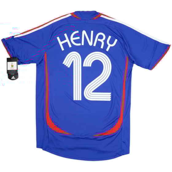 2006-07 France Home Shirt Henry #12 (S)