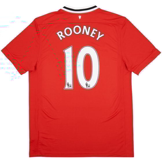 2011-12 Manchester United Home Shirt Rooney #10 (L)