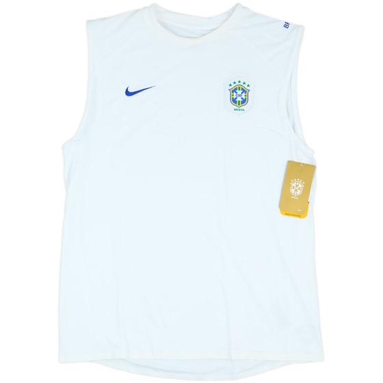 2006-07 Brazil Player Issue Nike Training Vest (L)