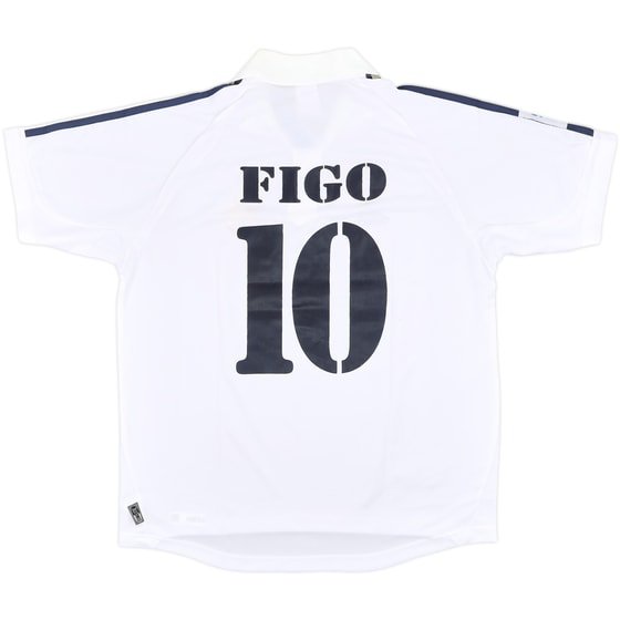2001-02 Real Madrid Home Shirt Figo #10 (S)