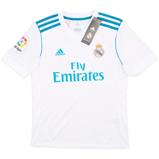 2017-18 Real Madrid Home Shirt (M.Boys)