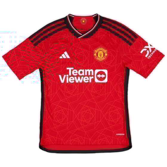 2023-24 Manchester United Home Shirt (S.Kids)