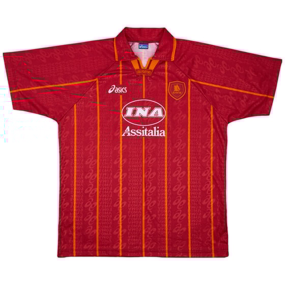 1996-97 Roma Home Shirt - 9/10 - (XL)