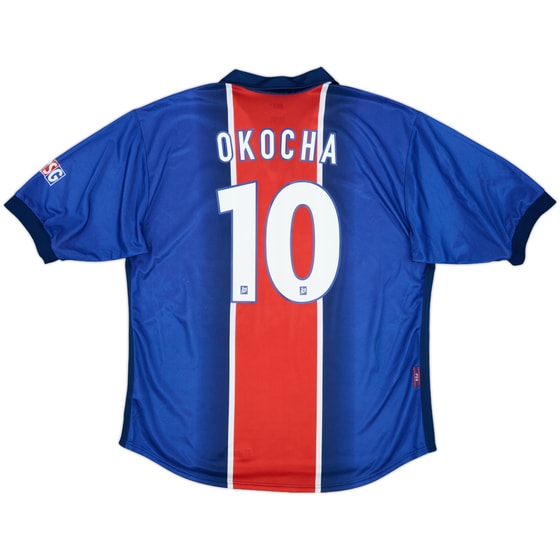 1998-99 Paris Saint-Germain Home Shirt Okocha #10 - 8/10 - (XL)