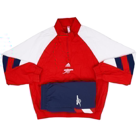 2023-24 Arsenal adidas 1/4 Zip Icon Tracksuit - 9/10 - (M)