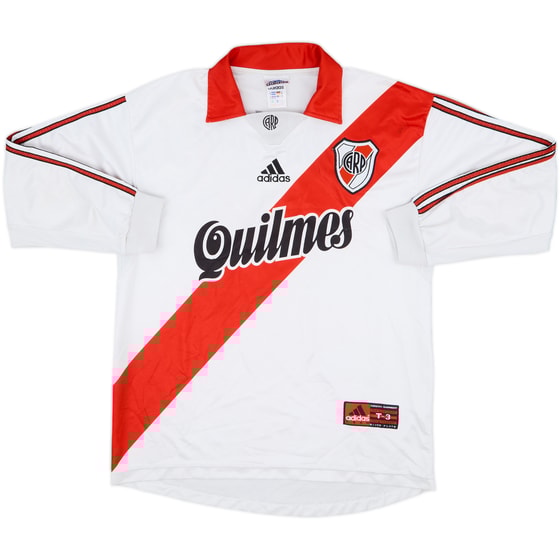 1998-99 River Plate Home L/S Shirt - 6/10 - (M)