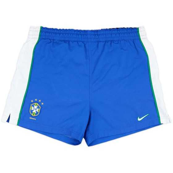 1998-00 Brazil Home Shorts - 6/10 - (L)