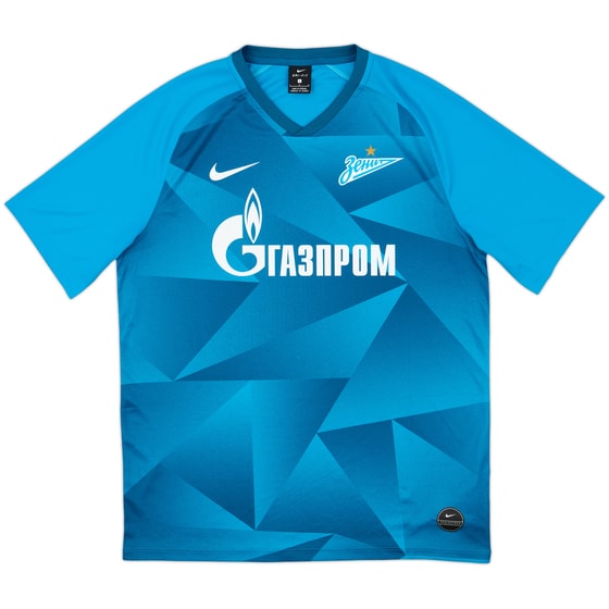 2019-20 Zenit St. Petersburg Basic Home Shirt - 9/10 - (L)