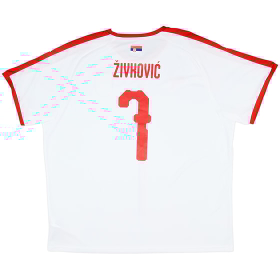 2018-20 Serbia Away Shirt Zivkovic #7 - 7/10 - (3XL)