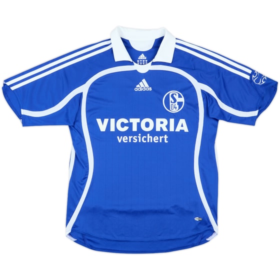 2006-07 Schalke Home Shirt - 8/10 - (L.Boys)