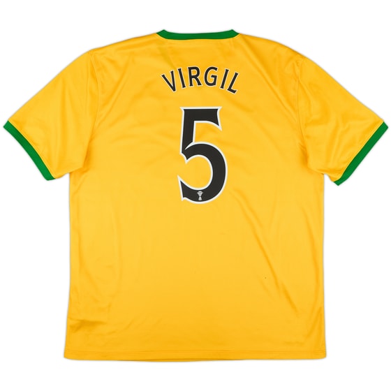 2013-14 Celtic Away Shirt Virgil #5 - 8/10 - (XL)
