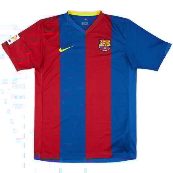 2006-07 Barcelona Home Shirt - 10/10 - (XL.Boys)