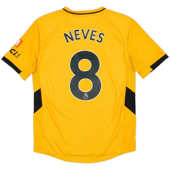 2021-22 Wolves Home Shirt Neves #8 - 7/10 - (M)
