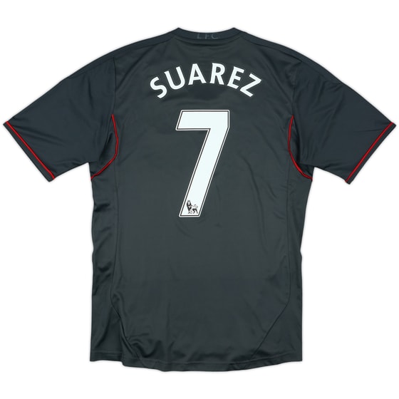 2011-12 Liverpool Away Shirt Suarez #7 - 8/10 - (S)