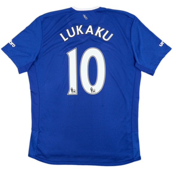 2016-17 Everton Home Shirt Lukaku #10 - 8/10 - (L)
