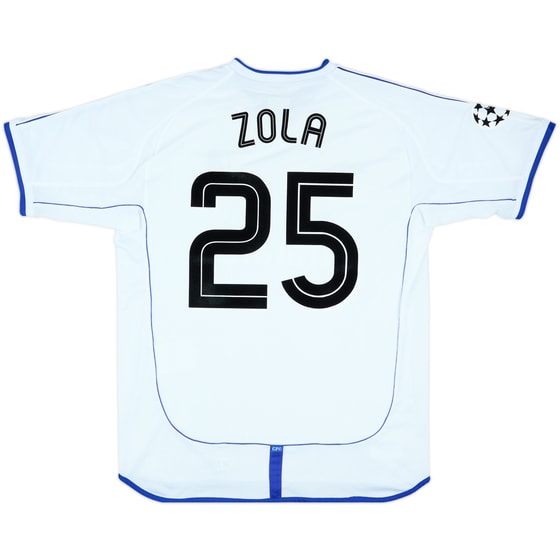 2001-03 Chelsea Away Shirt Zola #25 - 8/10 - (L)