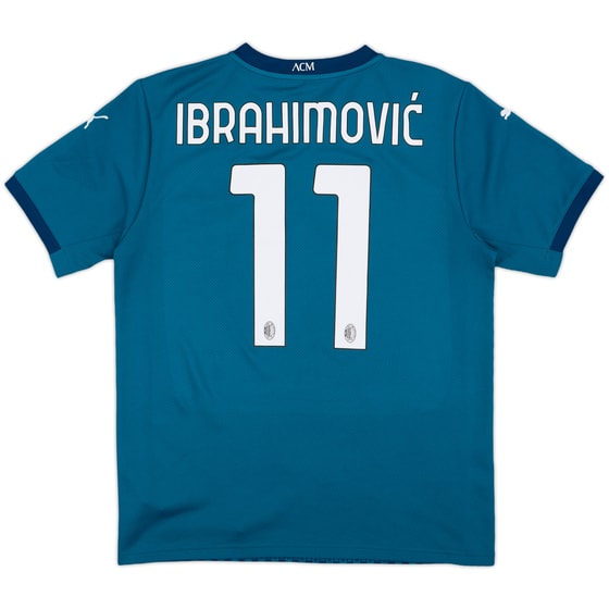 2020-21 AC Milan Third Shirt Ibrahimovic #11 - 10/10 - (M)