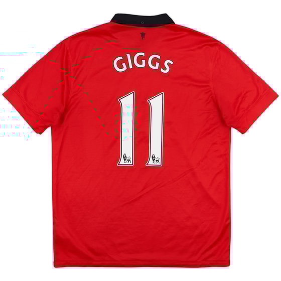 2013-14 Manchester United Home Shirt Giggs #11 - 7/10 - (L)