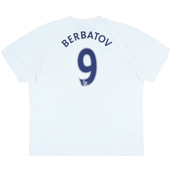 2007-08 Tottenham Home Shirt Berbatov #9 - 8/10 - (XXL)