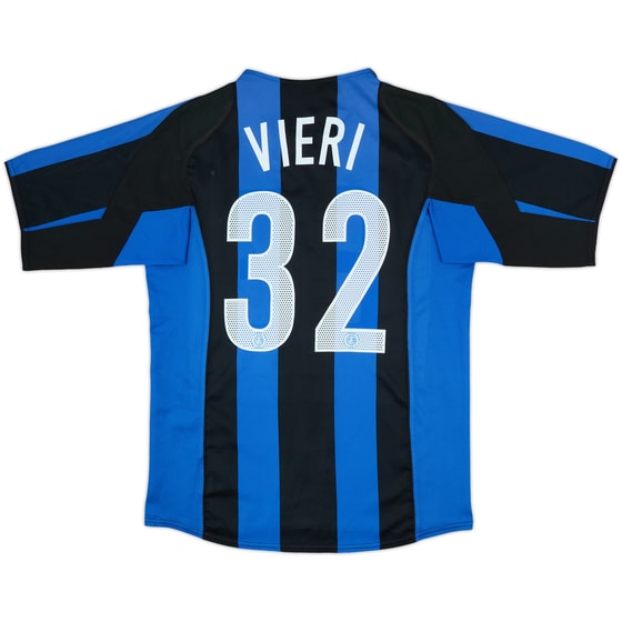 2004-05 Inter Milan Home Shirt Vieri #32 - 8/10 - (L)
