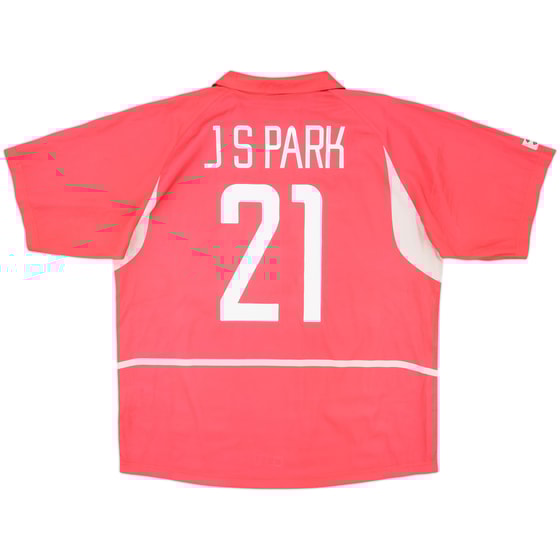 2002-03 South Korea Home Shirt J.S.Park #21 - 6/10 - (L)