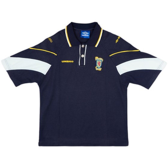 1996-97 Scotland Umbro Polo Shirt - 8/10 - (L)